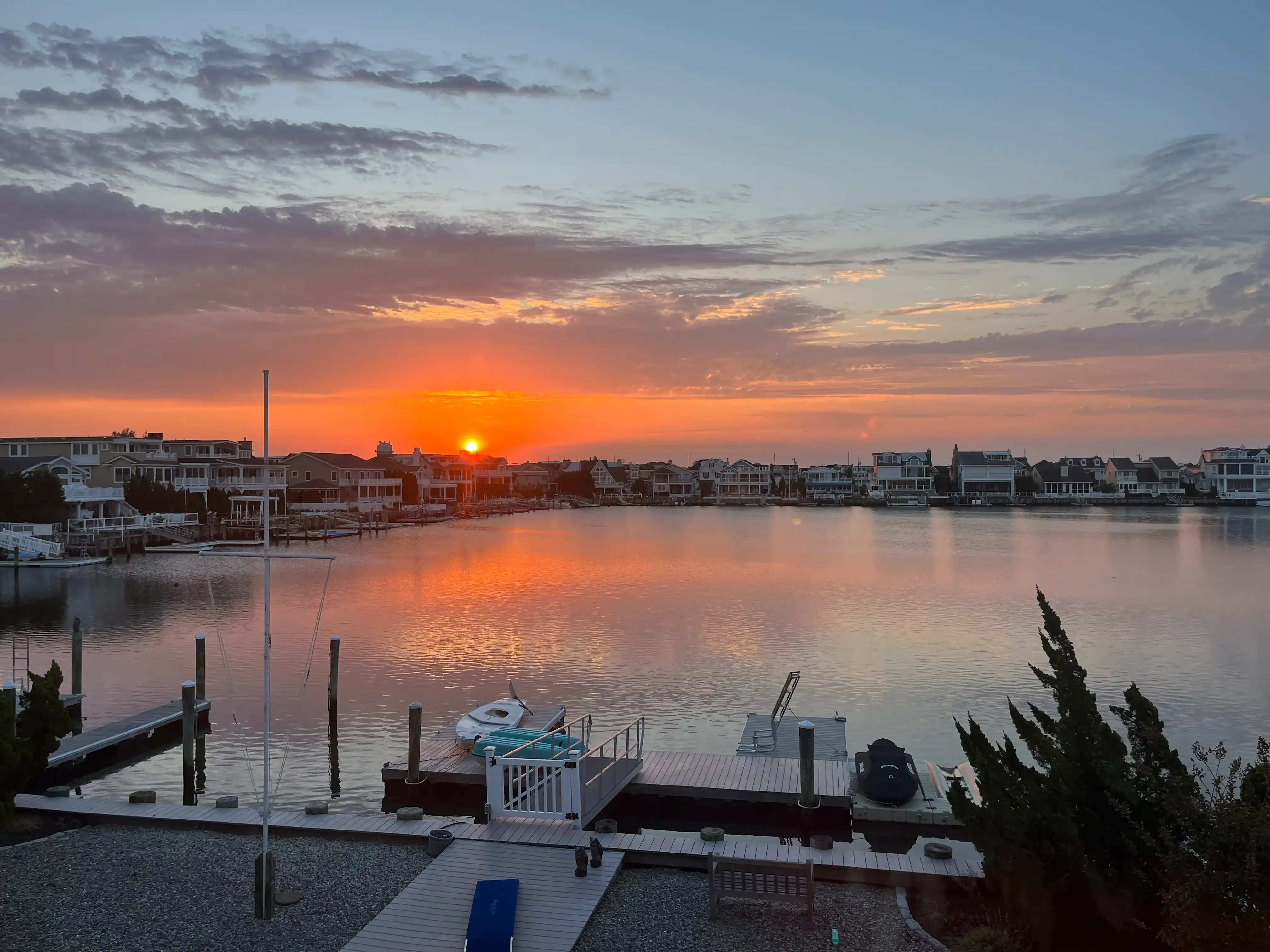 27 Pelican Drive - Spectacular sunrise views from bayfront deck on Seven Mile Island